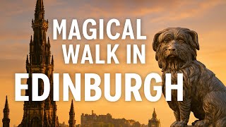 Enchanting Edinburgh Walking Tour | 4K 60fps | Real Sounds | Historic Streets, Landmarks & Castles