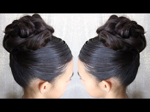 Easy Elegant High Updo / Hairstyle / Prom Bun / Special Ocassion Hair