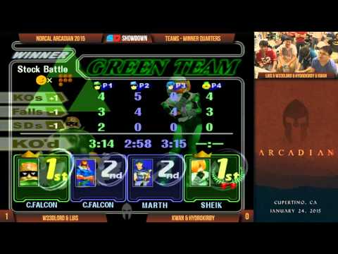 NorCal Arcadian 2015 - Teams - Winner Quarters: W33dl0rd & Luis vs Kwan & HydroKirby