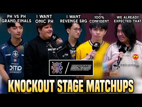 HERE ARE THE MATCHUPS FOR THE MSC 2025 KNOCKOUT STAGE...😱😱😱