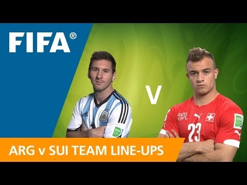 Argentina v. Switzerland - Team Line-ups EXCLUSIVE