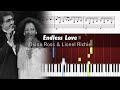 Diana Ross & Lionel Richie - Endless Love - ACCURATE Piano Tutorial
