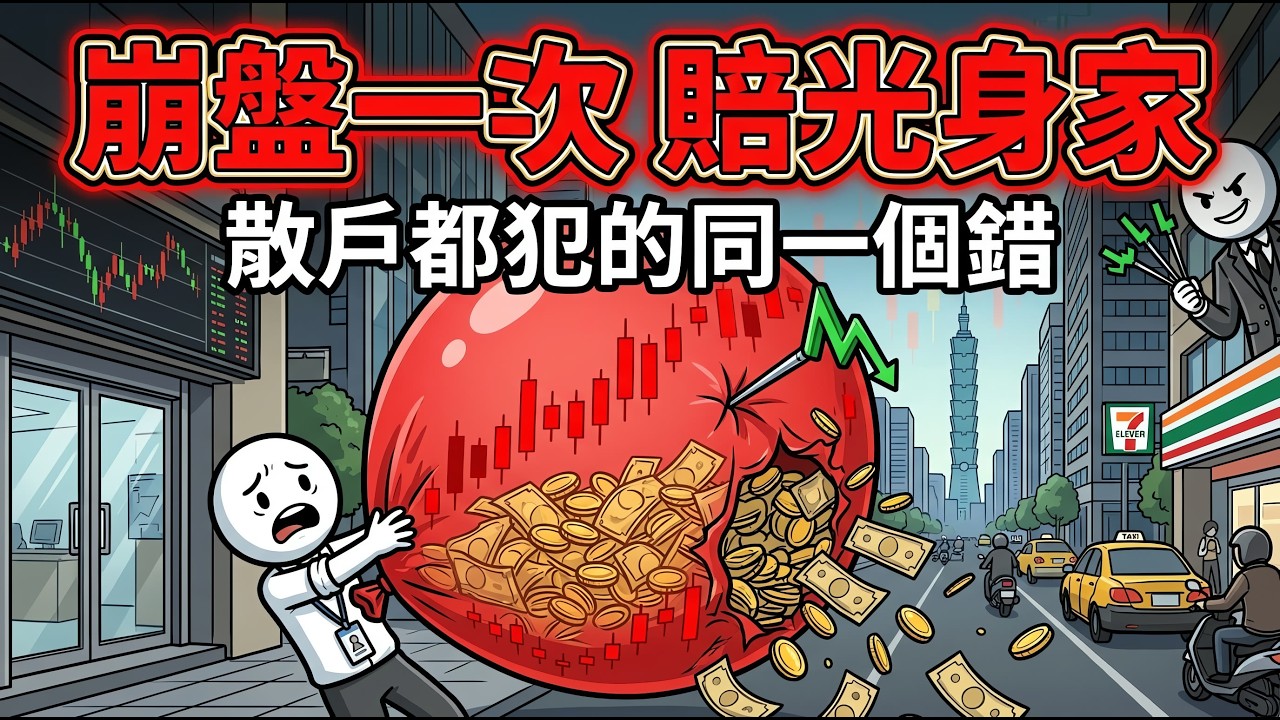 單次崩盤就賠光身家？台灣散戶全中同一個錯！沙堆實驗拆解投資致命盲點