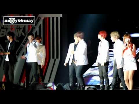 120623 music bank in HK focus on Beast  run to you