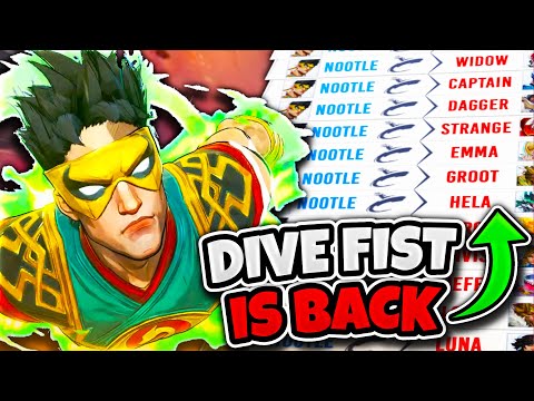 Only DIVING as BUFFED IRON FIST in SEASON 6 | Marvel Rivals