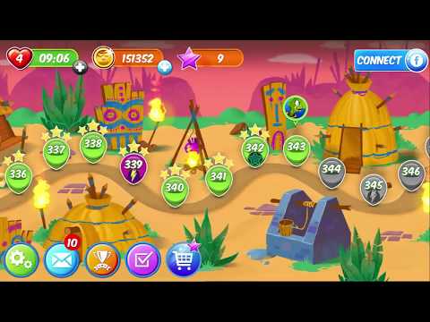 oka WWoka Marble Shooter level 341-345 - Game mini