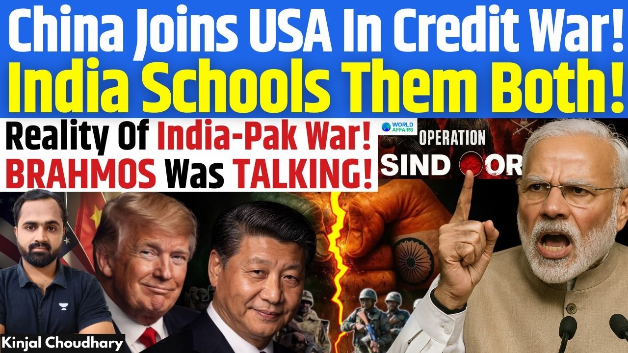 China Joins US - Claim Credit For India-Pak War! India Schools Both- BrahMos Did The Talking! Kinjal
