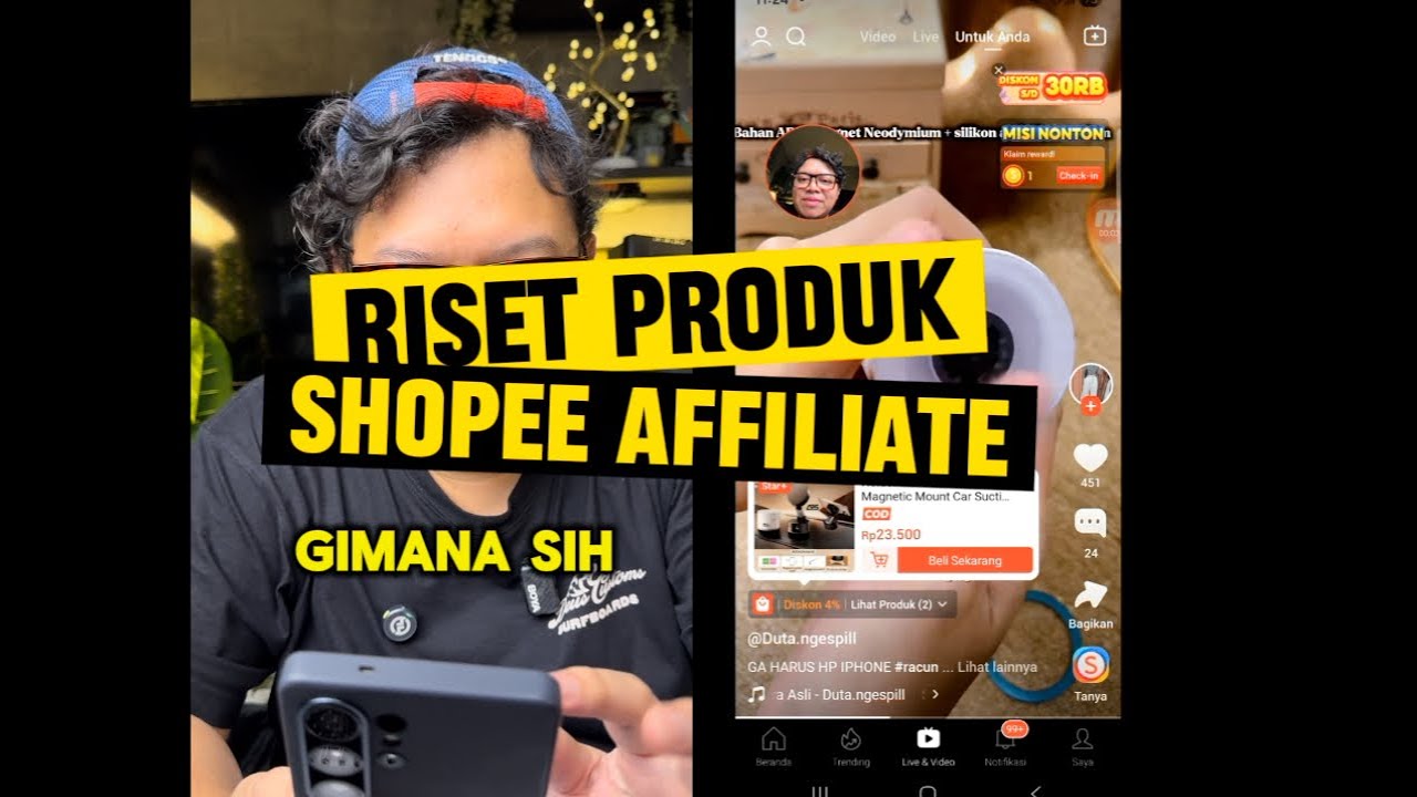 Shopee affiliate product research