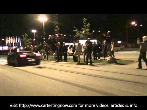 Crazy Swedish Man Jumps A Lamborghini Gallardo