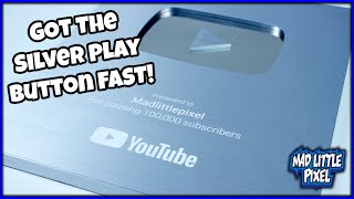 How I Got To 100,000 Subscribers In 2020 & Received The Silver Play Right Away!