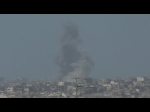Smoke rises over central Gaza | AFP