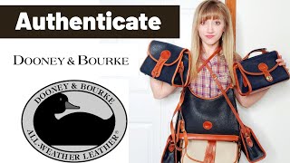 How to Authenticate Vintage Dooney & Bourke for Personal Use or to Resell on Online #Poshmark