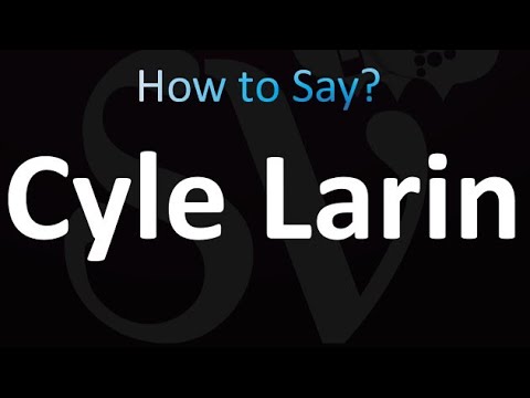 How to Pronounce Cyle Larin (correctly!)