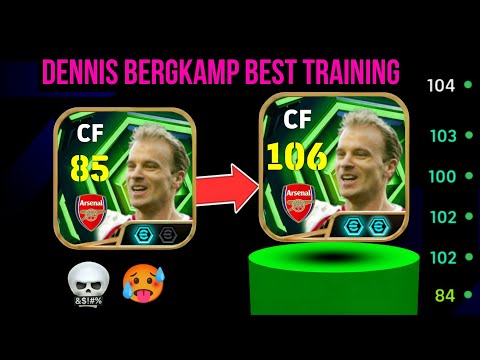 How to train Dennis Bergkamp in eFootball 2026 | Epic Dennis Bergkamp Best Training in eFootball 26
