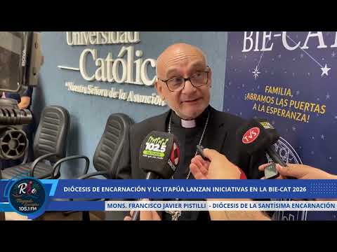 DIÓCESIS DE ENCARNACIÓN Y UC ITAPÚA LANZAN INICIATIVAS EN LA BIE CAT 2026