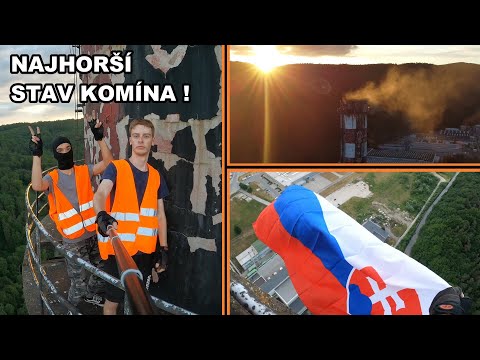 170m komín v Považskej Bystrici ! (VŠIMNÚ SI NÁS ?)