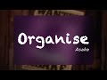 Asake Organise Official Lyrics