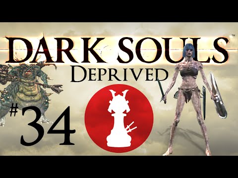 Dark Souls: Deprived | Fighting the Two-Headed Weasel-Snake  - PART 34
