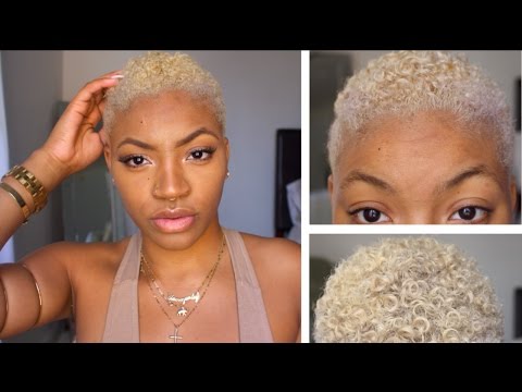 How to BLEACH NATURAL Hair AT HOME | [Platinum blonde...