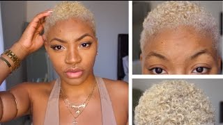 How to BLEACH NATURAL Hair AT HOME  | [Platinum blonde / Champagne blonde]