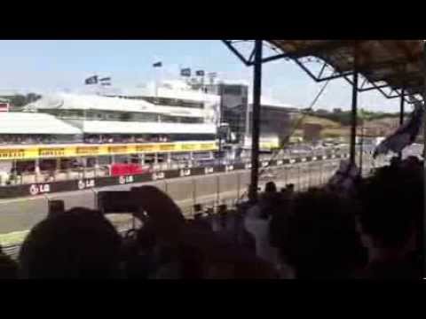Start of the 2013 Hungarian F1 Grandprix @ The Hungaroring
