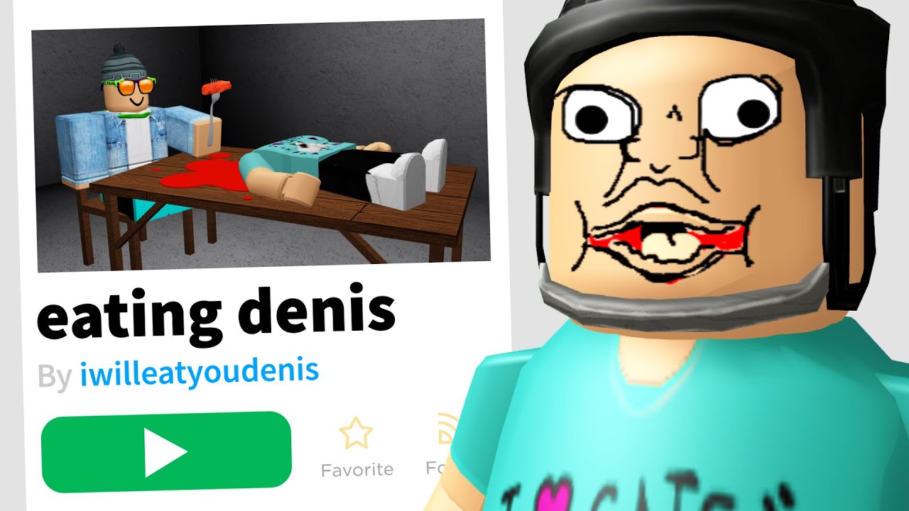 Playing fan-made DENIS MEME GAMES.. (Roblox)