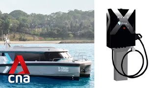 First electric charging point for harbour craft launched at Marina South Pier