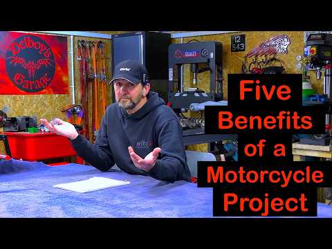 With the Goldwing Frame away.. 5 Benefits of a Motorcycle Project !