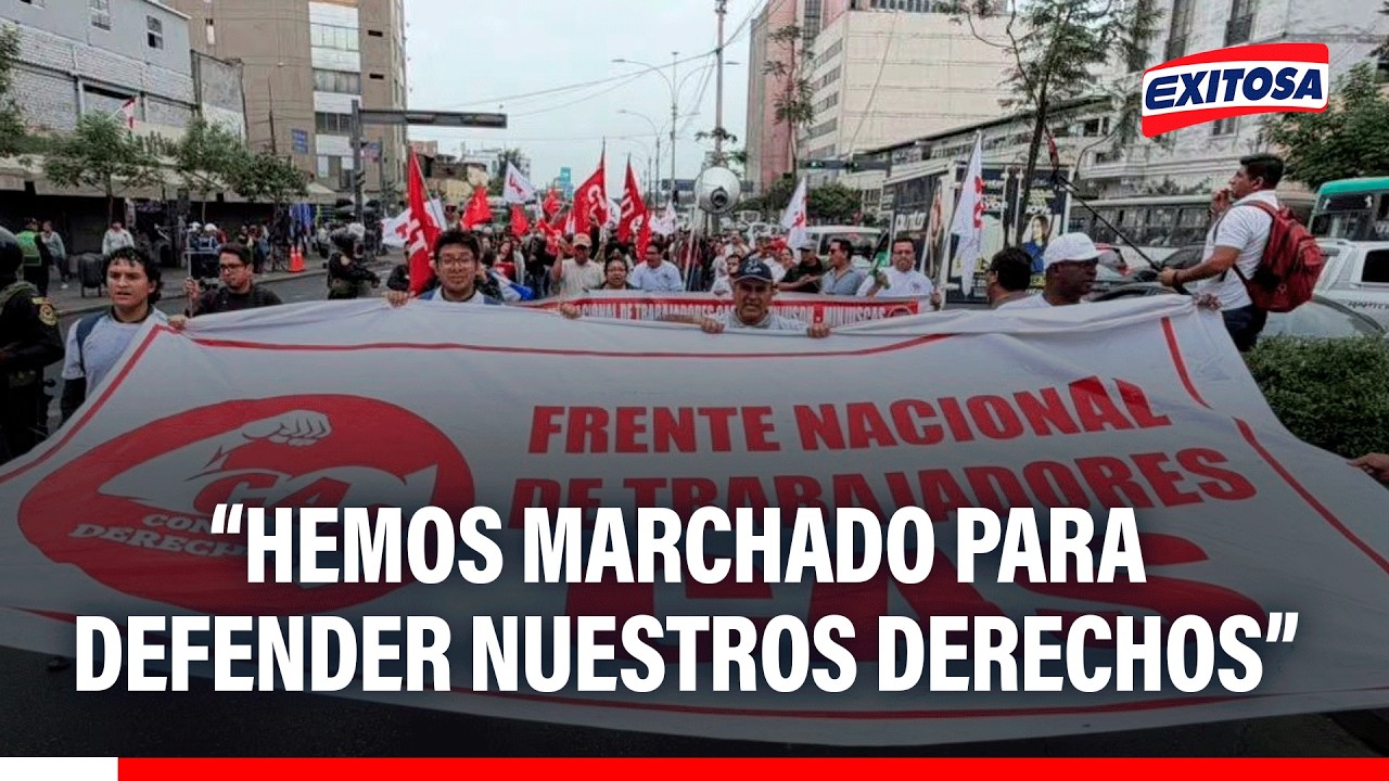 🔴🔵 Trabajadores CAS marcharon porque consideran que se vulneran sus derechos, según vocera