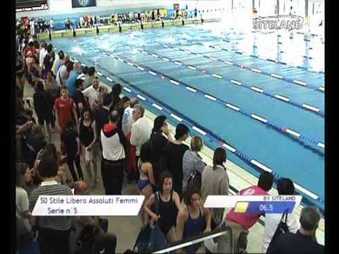 Serie 5 dei 50 Stile Libero  Assoluti F Agonisti - 7 Meeting City of Lignano