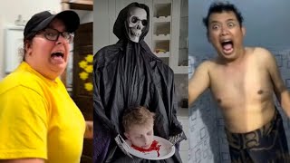 SCARECAM Pranks Reaction 2025  #32|Funny Scare Pranks/Jumpscare/Funny Videos//UltrascareImpressions/