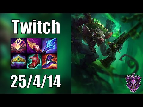 Twitch vs Yuumi SUPPORT - Patch 12.17 euw1 MASTER