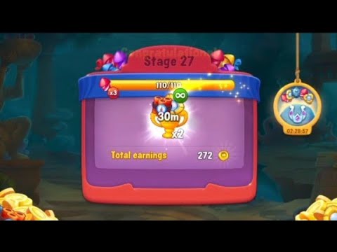 @Fishdom Win Strikes Atlantis Cup Stage 14 - 27, Got FREE 30Min Dynamite 🧨