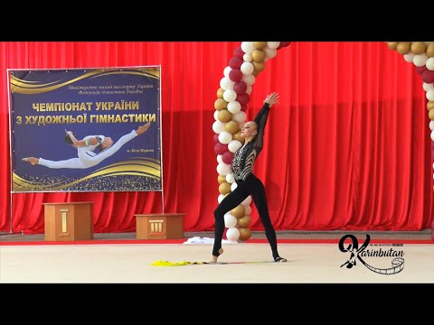 Khrystyna Pohranychna Ribbon AA - Ukrainian Championships 2021 (May)