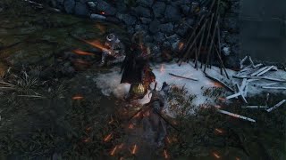 隻狼　SEKIRO 鬼庭主馬雅次　HUD非表示苦難厄憑 初期身体力攻め力　忍具流派技アイテム縛り
