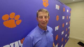 Dabo Swinney on grades, injuries