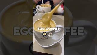 Egg Coffee anyone? 🍳☕️😳 #coffee #vietnam #hanoi #vietnamcoffee