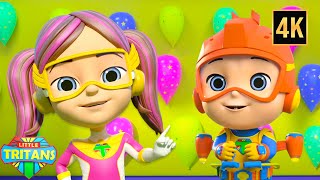 Balloon Color Song + More Nursery Rhymes & Cartoon Videos for Kids