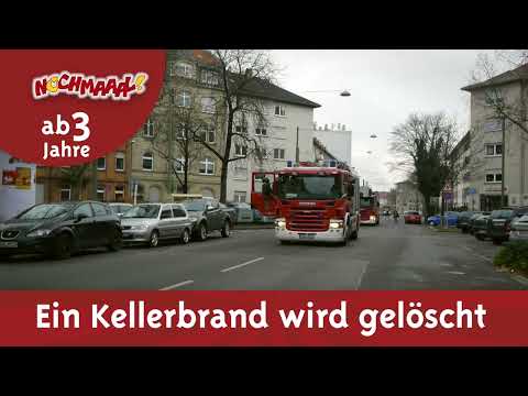 Feuerwehr löscht einen Kellerbrand für Kinder ab 3 Jahren #kinderserie