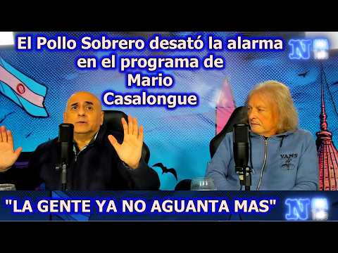 El Pollo Sobrero desató la alarma en el programa de Mario Casalongue: 