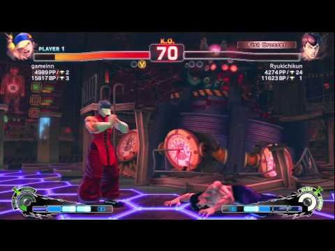 SSF4AE \ ウメハラ[Yun] vs. Ryukichikun[Fei Long]