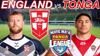 ENGLAND vs TONGA Rugby League World Cup 2026 Live Commentary (Tonga MMT vs Engla
