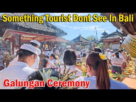 Something Tourist Don't See In Bali..!! What We Do During Galungan Ceremony..!!