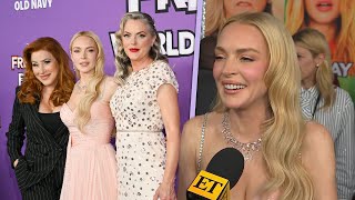 Lindsay Lohan Reacts to Parent Trap REUNION with Lisa Ann Walter and Elaine Hendrix