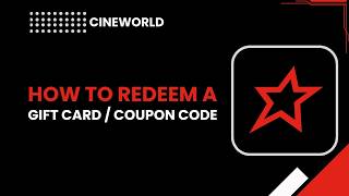 How to redeem a gift card coupon code in regal cinemas app