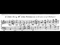John Weldon - Take, O take those Lips away. {w/ score.}