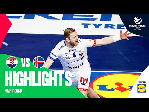 Getting the best out of them 😤 | Croatia vs. Iceland | Highlights | Men's EHF EURO 2024