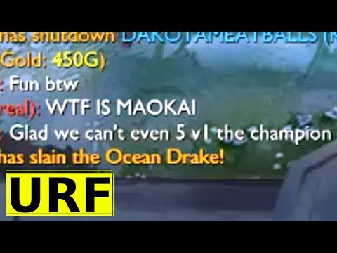 Maokai in URF - LoL Snow Battle ARURF - Festive Maokai Highlight