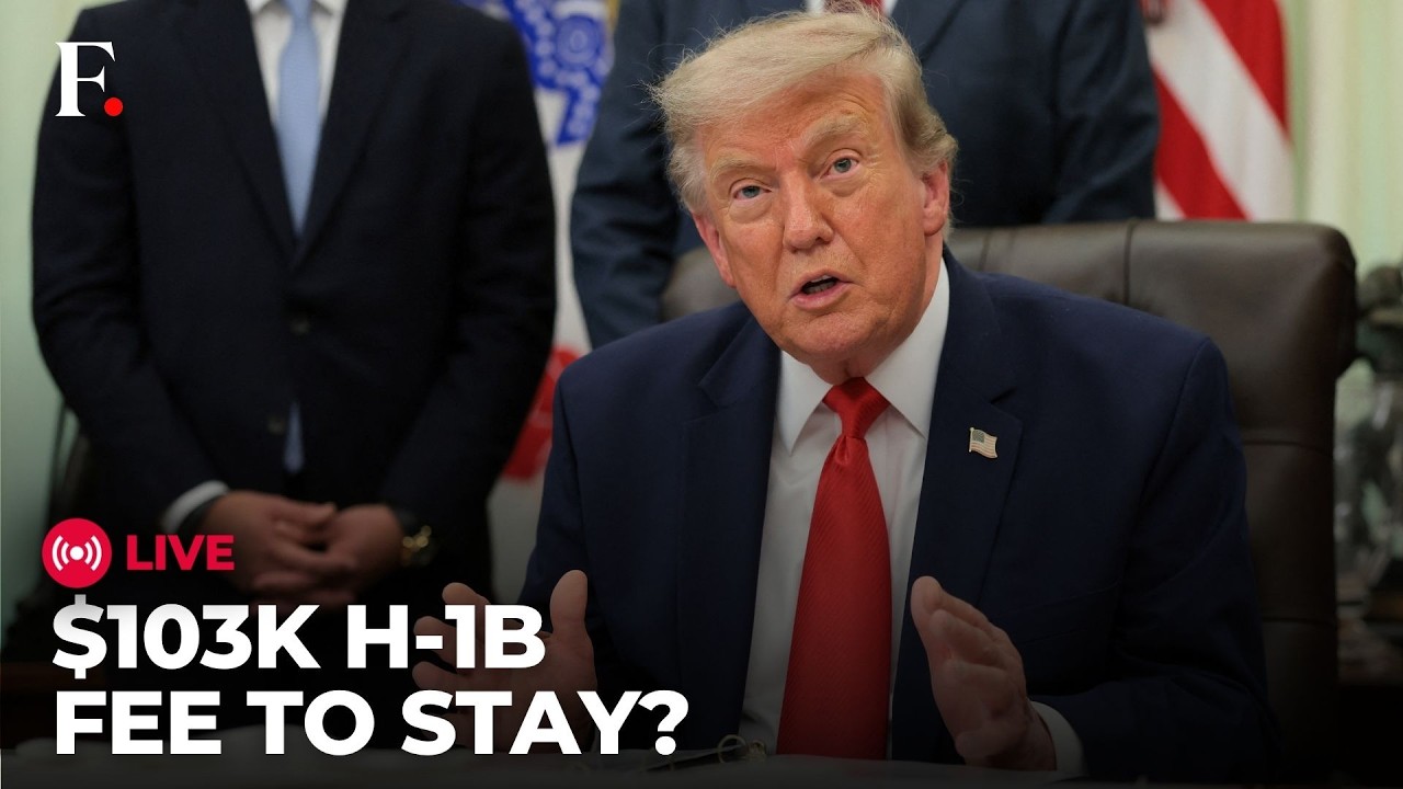 LIVE: Trump Administration Moves To Make $103K H-1B Visa Fee Permanent