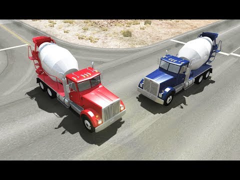 Crossroad Crashes Compilation - BeamNG DRIVE